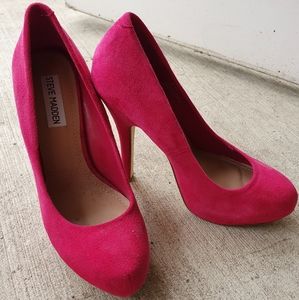 Pink steve madden pumps